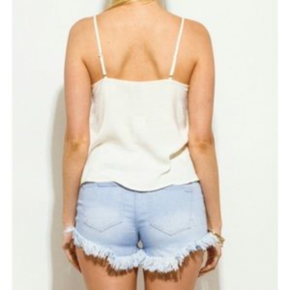 💋Spaghetti Cream Top💋 - Picture 4 of 4